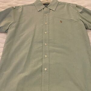 Ralph Lauren Light Green Casual Button Down Shirt